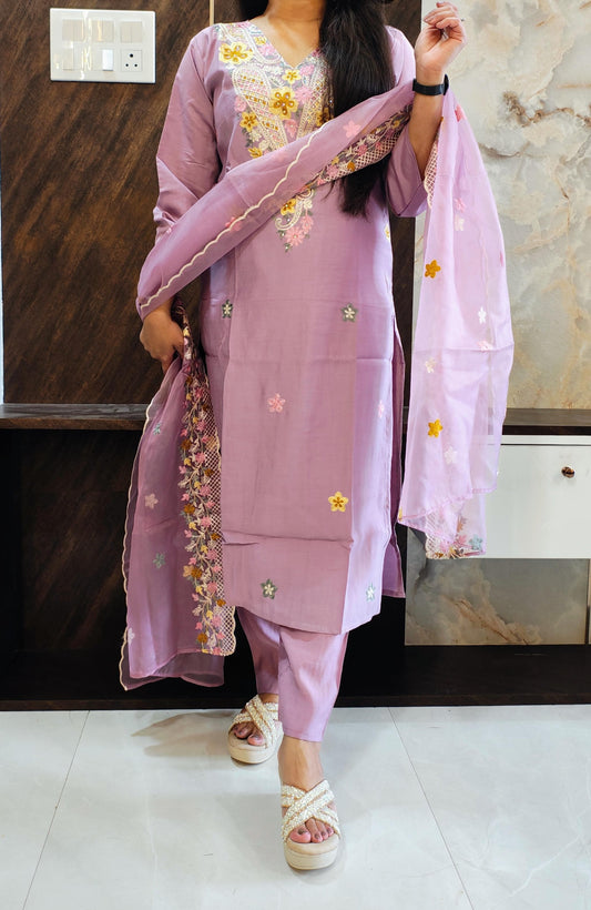 Light Purple Roman Suit