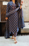 Blue Pure Cotton Suit Blue Pure Cotton Suit