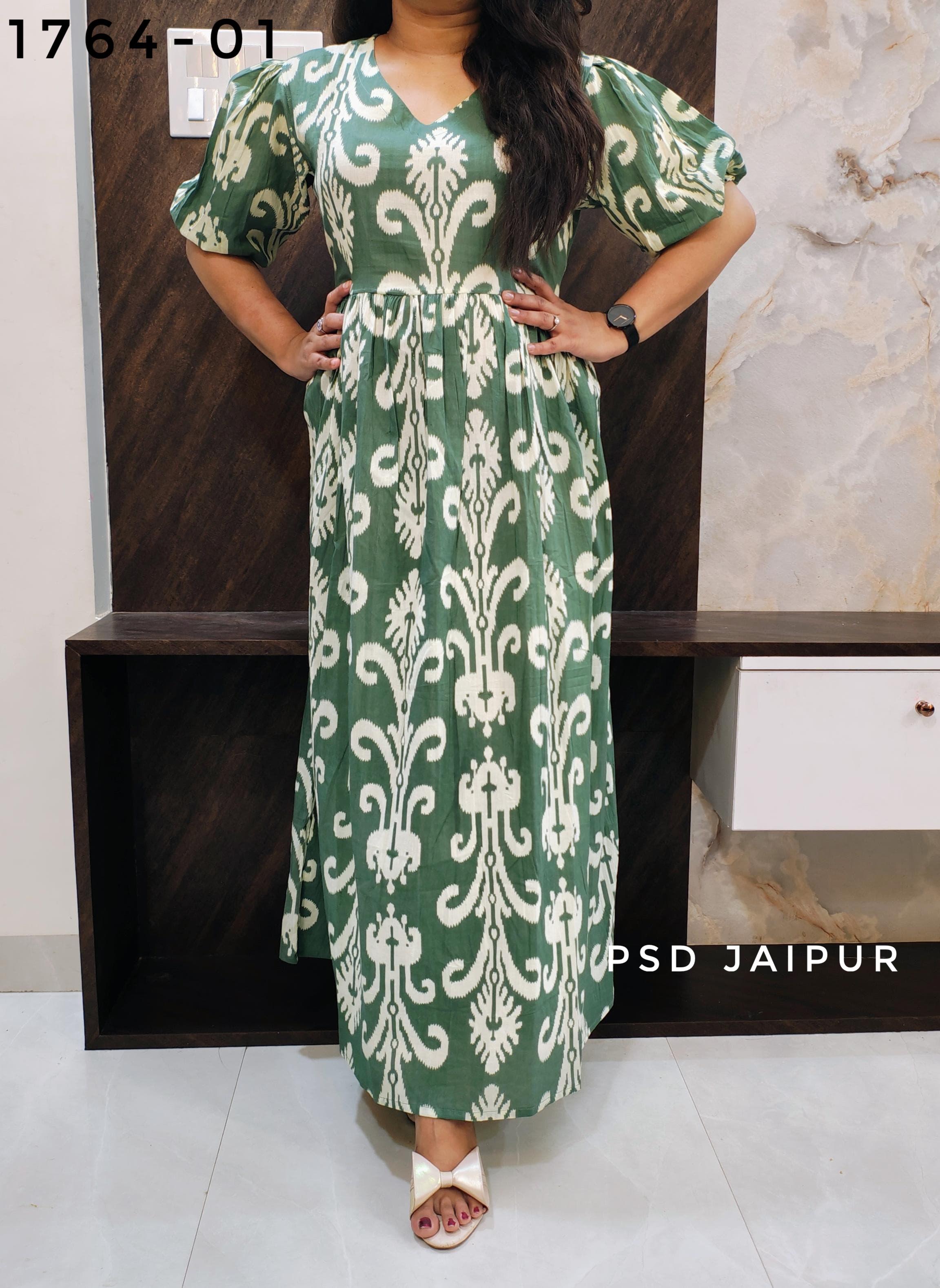 Green Cotton Tunic Green Cotton Tunic