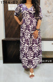 Purple Cotton Tunic Purple Cotton Tunic