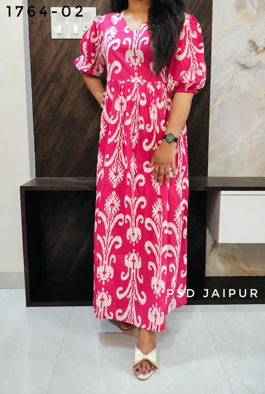 Hot Pink Cotton Tunic