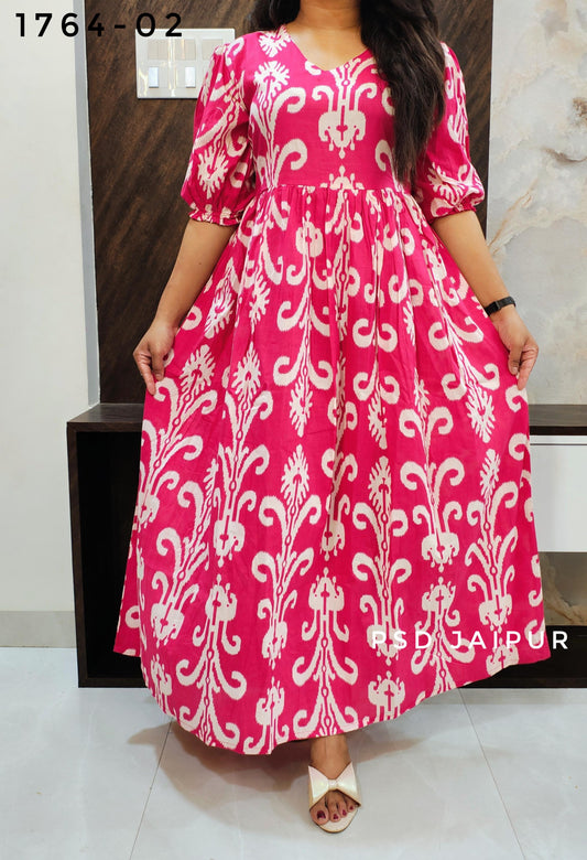 Hot Pink Cotton Tunic
