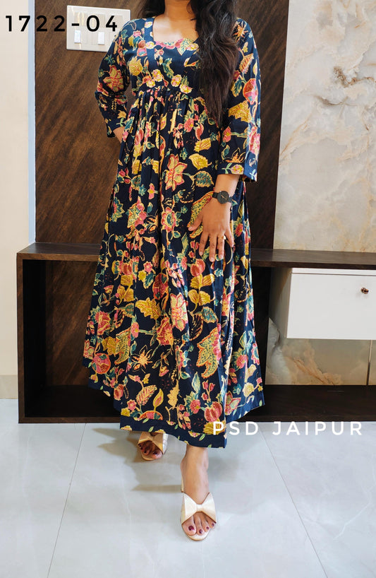 Dark Blue Cotton Tunic