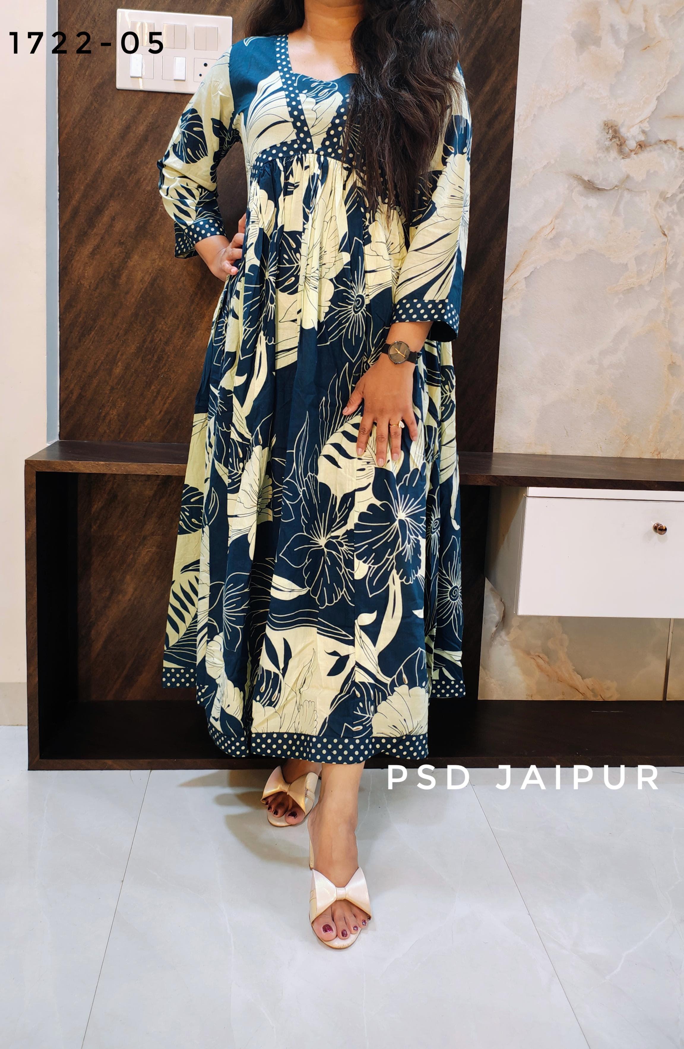 Blue Cotton Tunic Blue Cotton Tunic