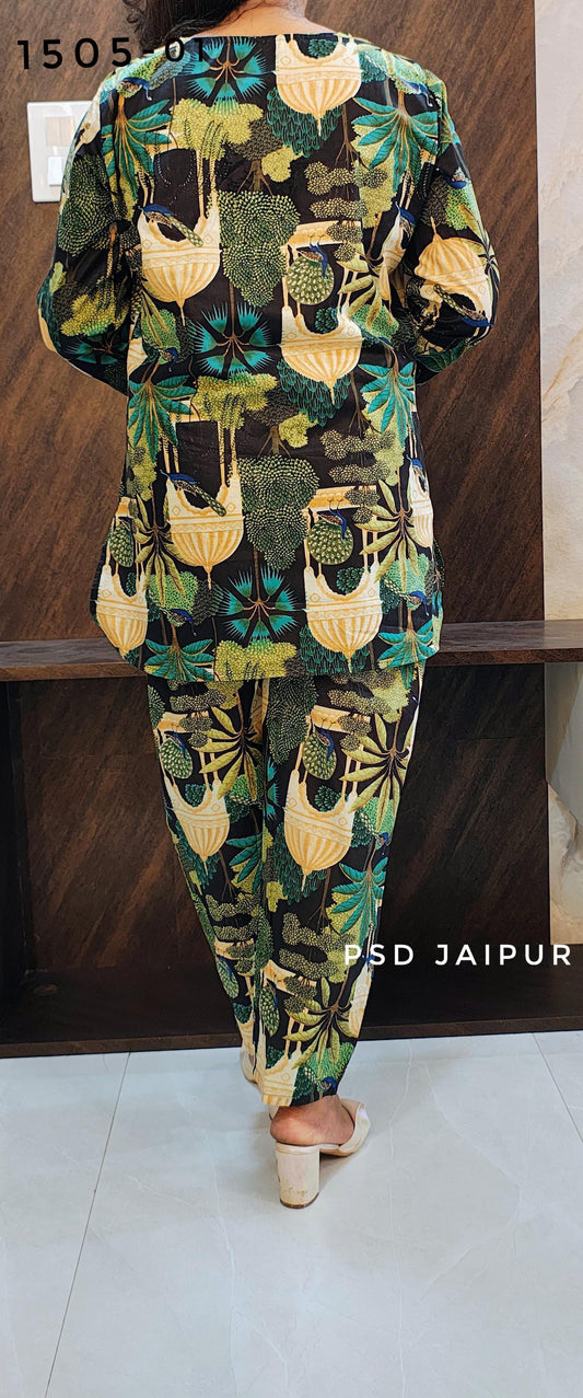 Mughal Print Cotton Co-Ord Set