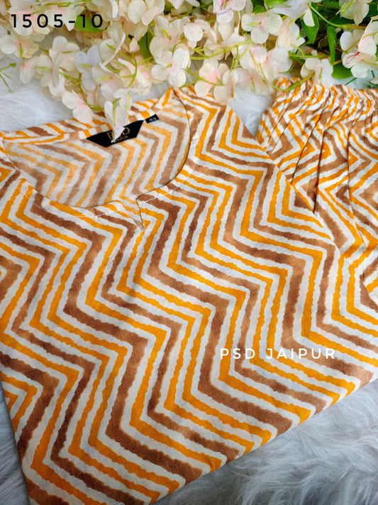 Yellow Cotton Co-ord set