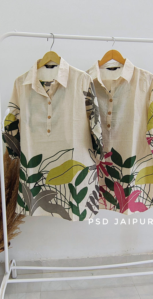 Luxe Cotton Flex Co-ord set-Pink