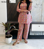 pink flower Collar Co-ord pink flower Collar Co-ord