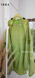 Green Cosmos Shimmer Suit Green Cosmos Shimmer Suit