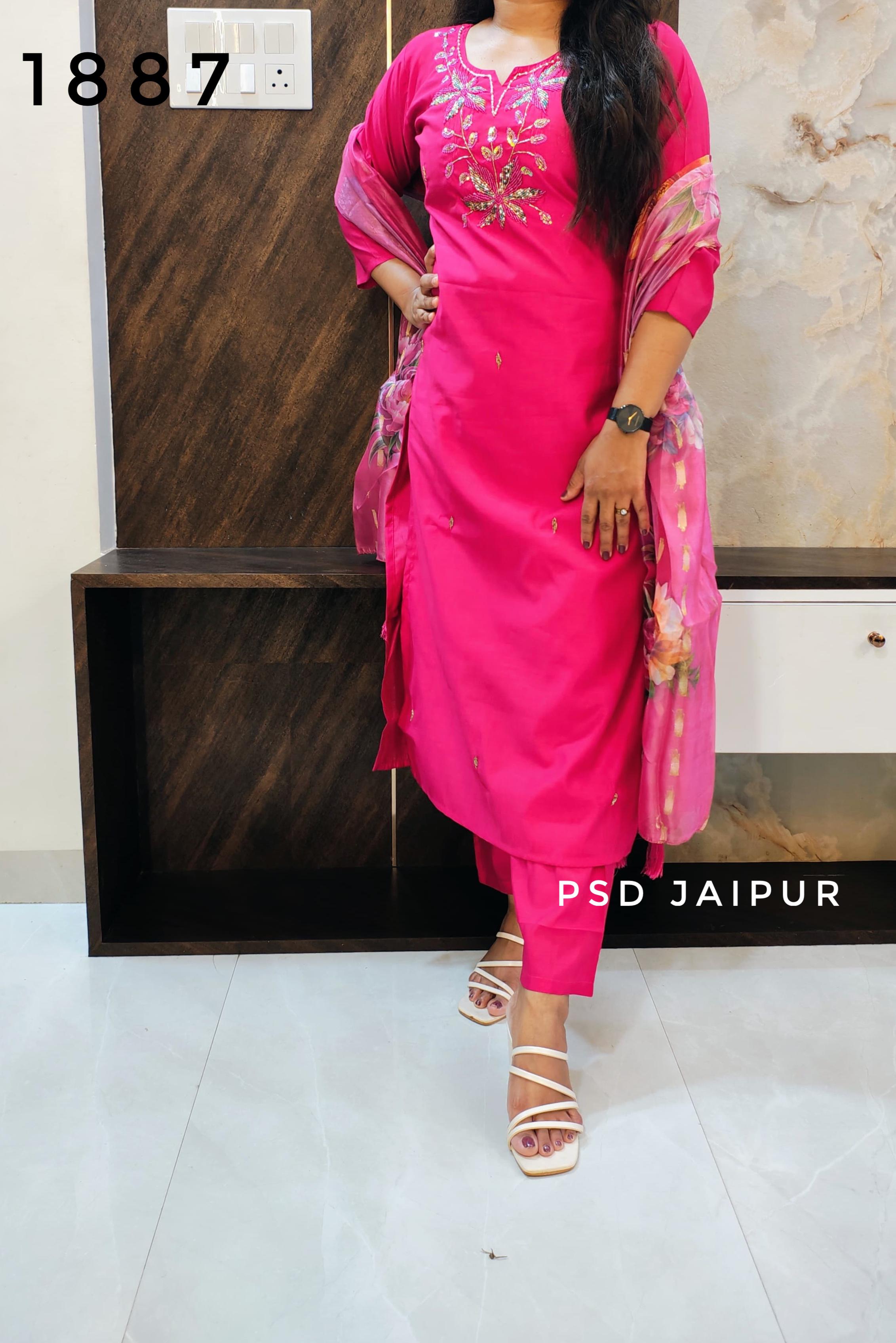 Pink Roman Silk Suit Pink Roman Silk Suit