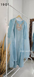 Sky Blue Shimmer Suit Sky Blue Shimmer Suit