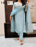 Sky Blue Shimmer Suit Sky Blue Shimmer Suit