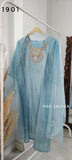 Sky Blue Shimmer Suit Sky Blue Shimmer Suit