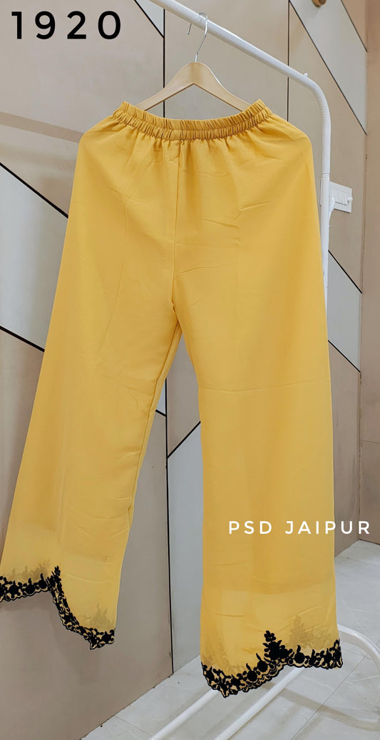 Beige Plazzo Suit