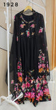 Black Organza Anarkali Suit Black Organza Anarkali Suit
