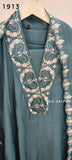 Bottle Green Roman Anarkali Suit Bottle Green Roman Anarkali Suit