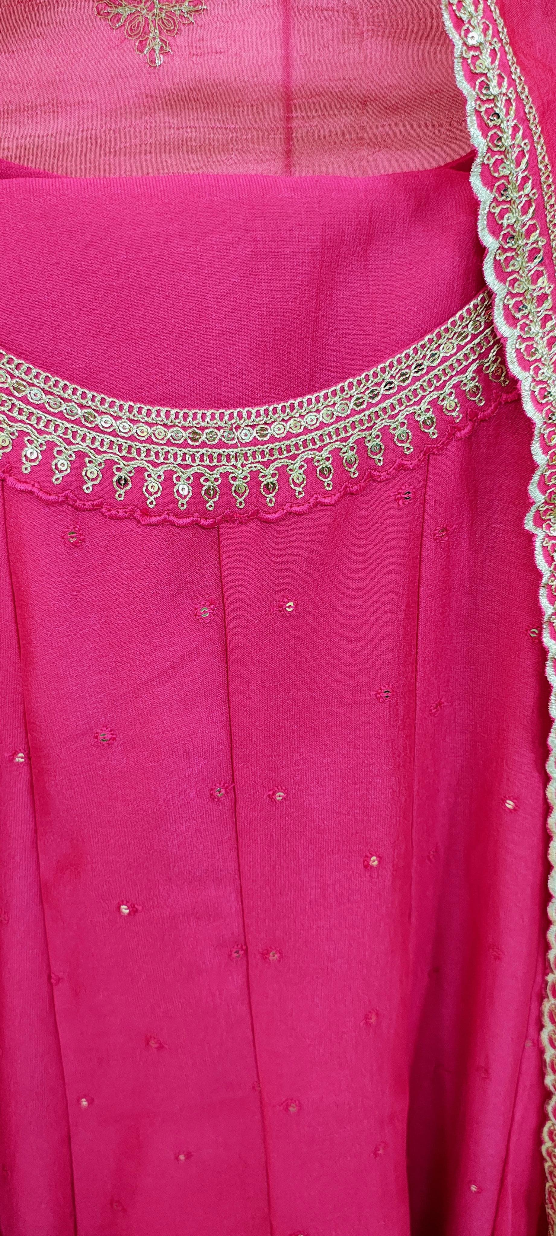 Pink Anarkali Suit Pink Anarkali Suit