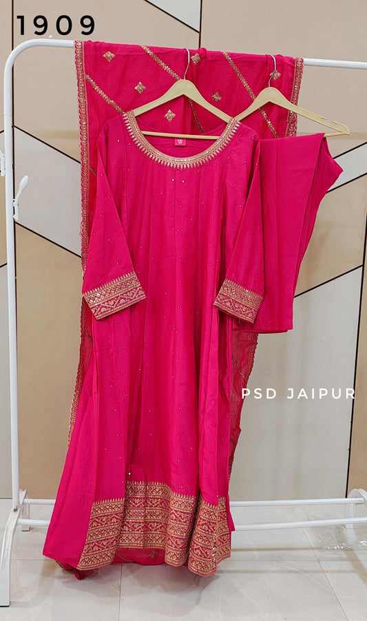 Pink Anarkali Suit
