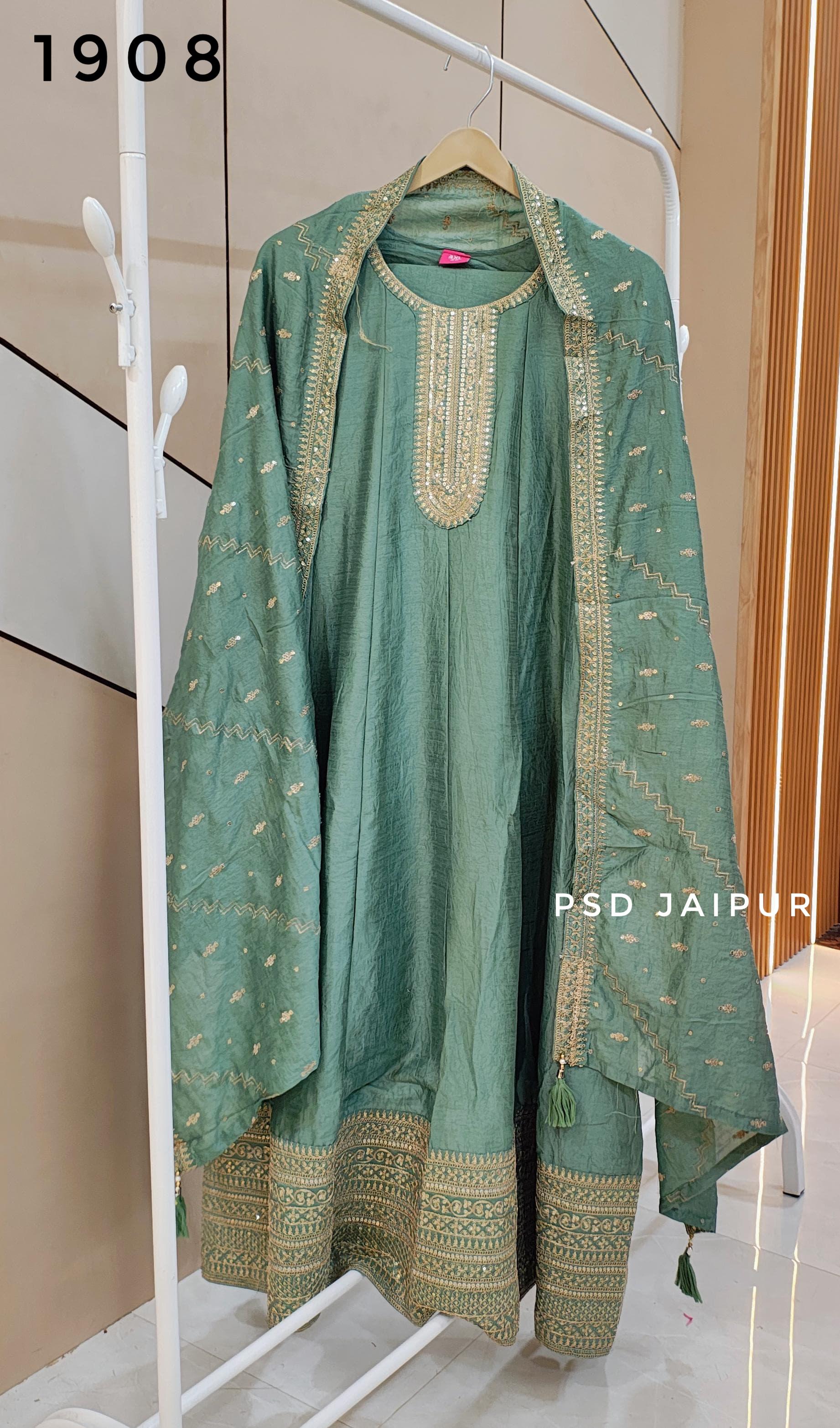 green Anarkali Suit green Anarkali Suit