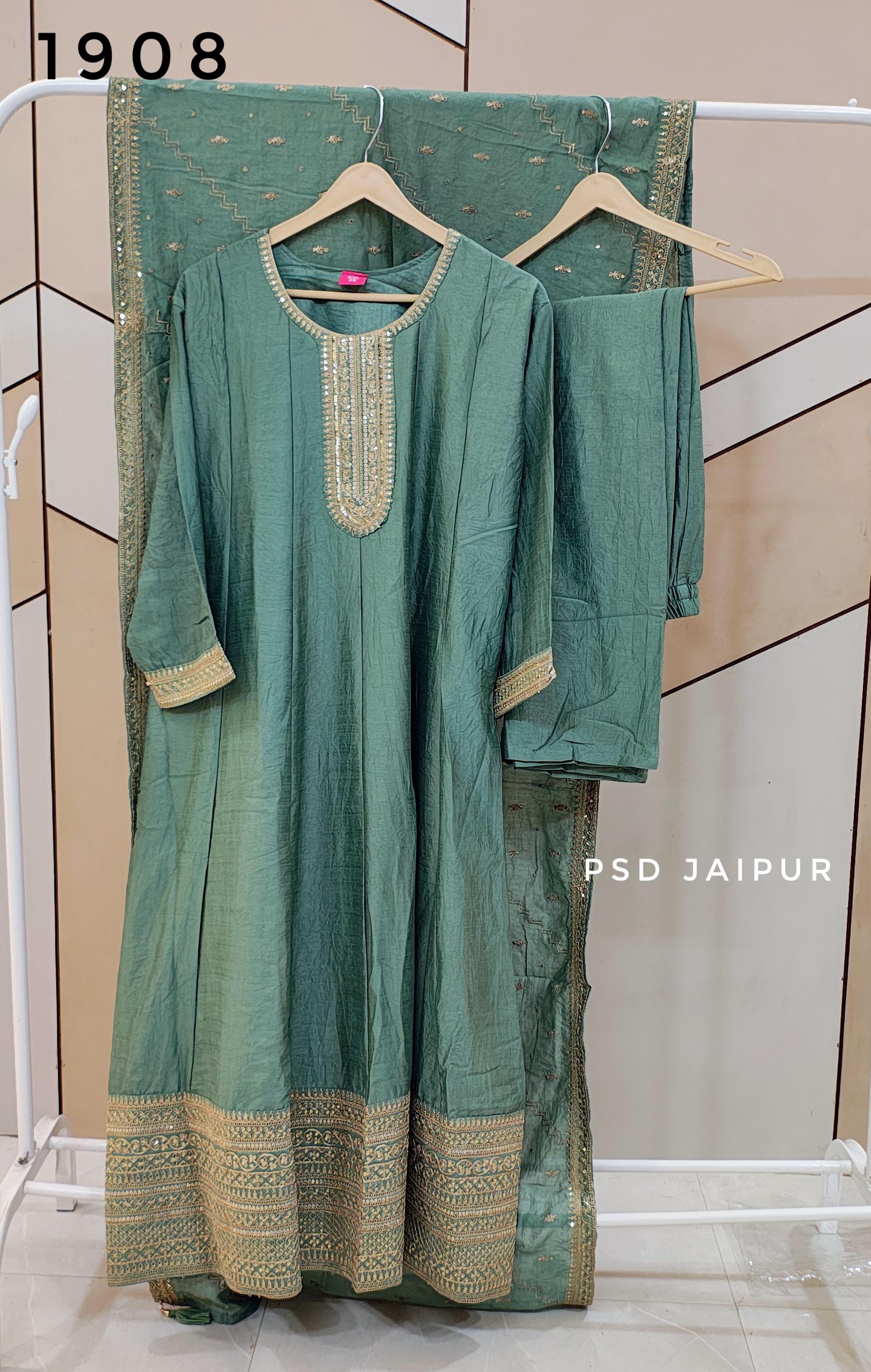 green Anarkali Suit green Anarkali Suit