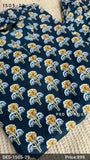 Blue Floral Cotton Co-ord set