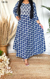 Blue Pure Cotton Gown