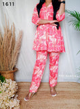 Trendy Printed Muslin Co-ord Set