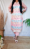 Multicolour Brocade Chanderi Suit