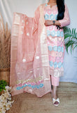 Multicolour Brocade Chanderi Suit