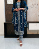 Blue Karachi Suit Set