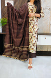 Printed Budget Muslin Silk Suit