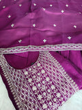 Wine Chinon Anarkali Suit