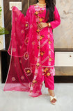 Pink Roman Silk Pakistani Suit