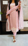 Pink Roman Silk Suit