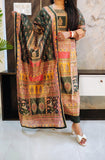 Karachi Style Multicolour Suit (green Base)