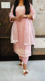 Pink Roman Silk Suit