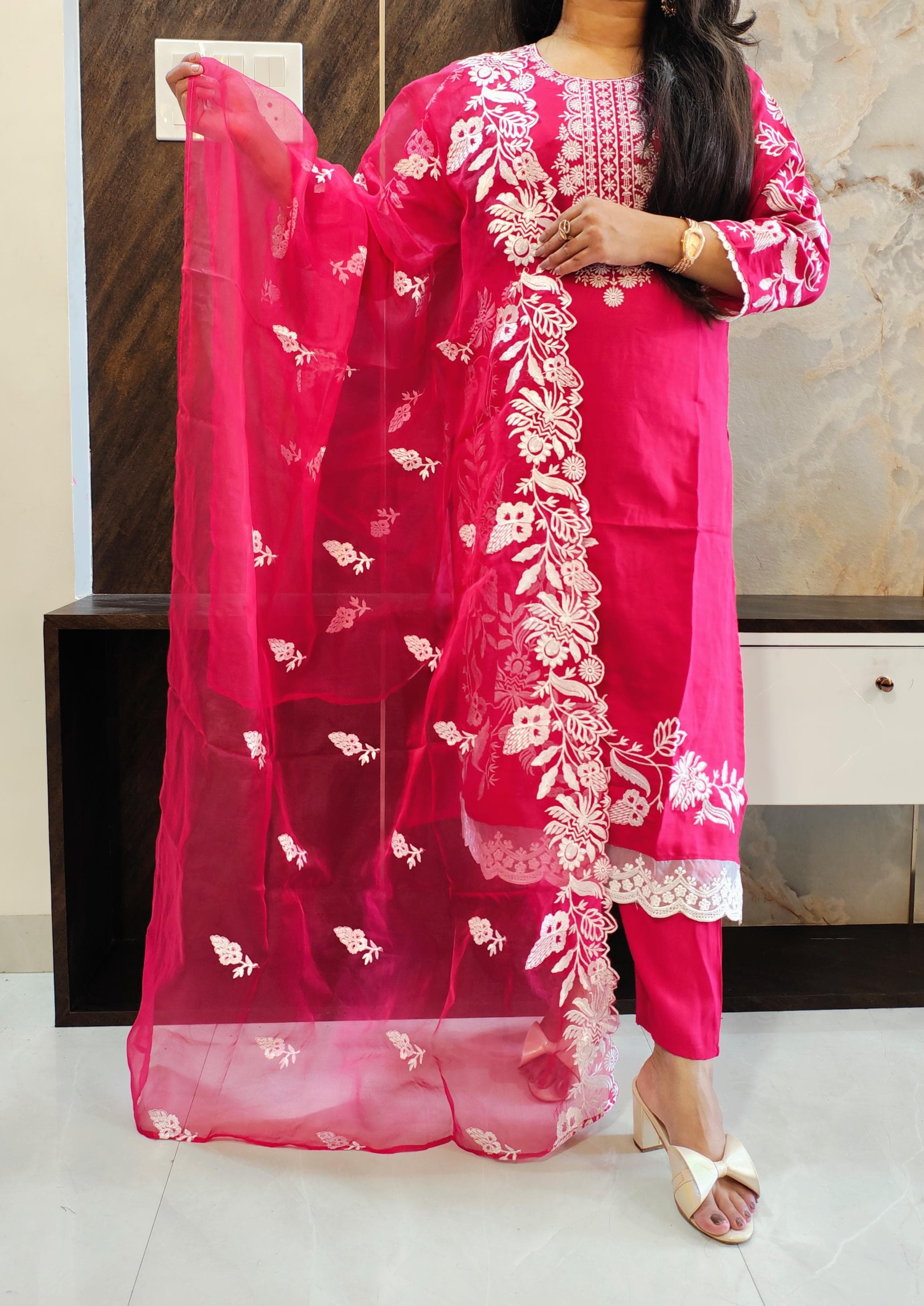 Fushia Vectican Suit