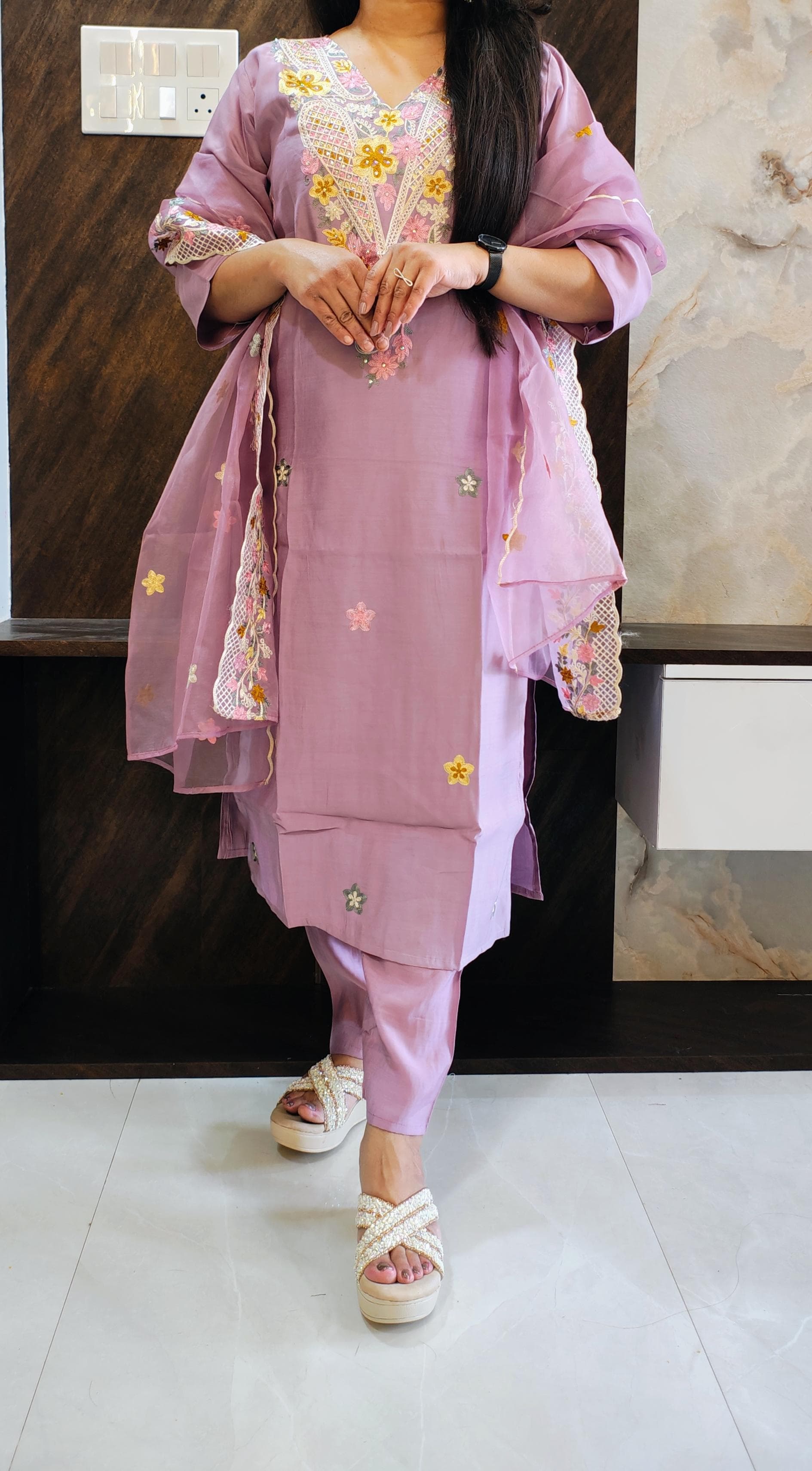 Light Purple Roman Suit