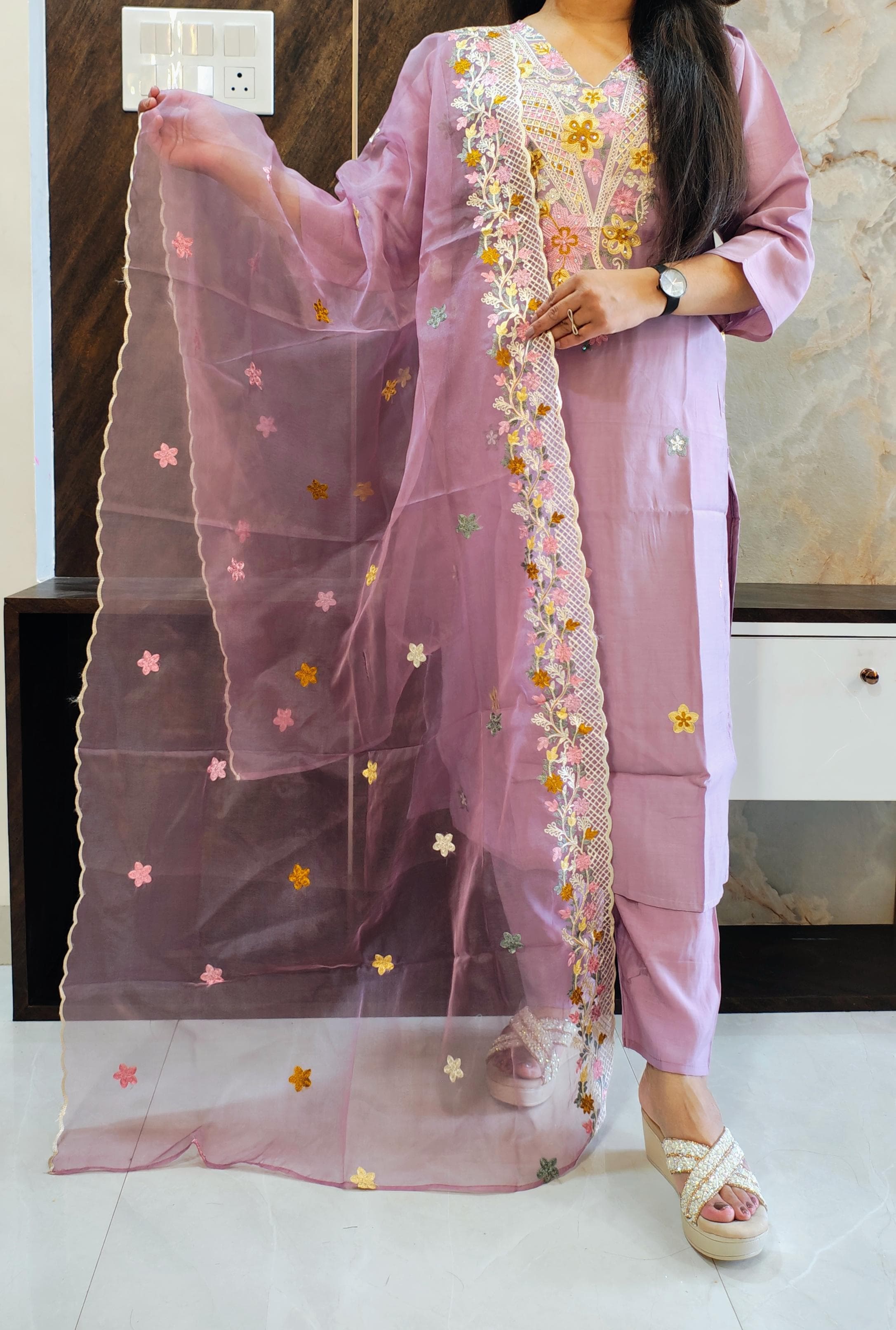 Light Purple Roman Suit