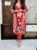 Red Pure Cotton Suit