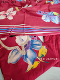 Red Pure Cotton Suit