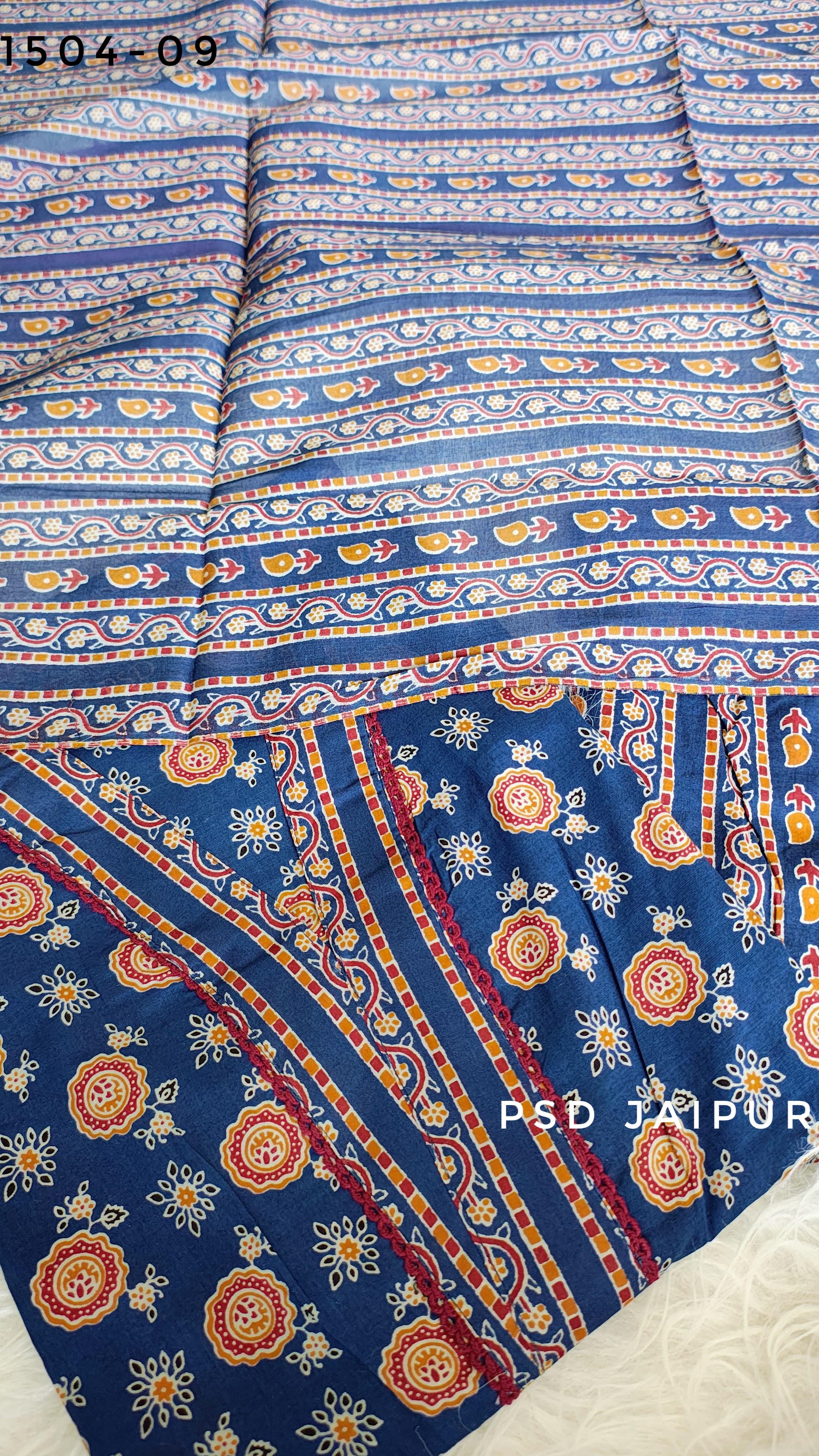 Blue Pure Cotton Suit