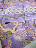 Purple Pure Cotton Suit
