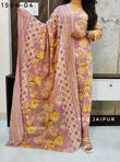 Purplish Pure Cotton Suit