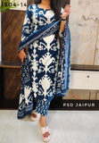 Blue Pure Cotton Suit