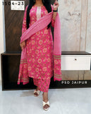 Pink Pure Cotton Suit