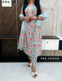 Sky Blue Pure Cotton Suit