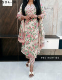 Off White Pure Cotton Suit
