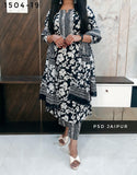 Black Pure Cotton Suit