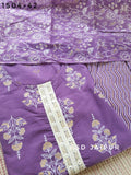 Purple Pure Cotton Suit